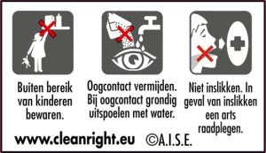 buiten bereik van kinderen bewaren