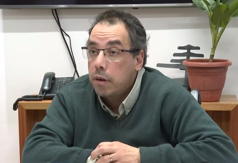 El director de Transporte de la Intendencia, Pablo Menoni.