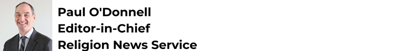 A headshot of Paul O'Donnell, Editor-in-Chief for Religion News Service.