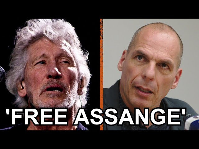 Pink Floyd star Roger Waters visits Julian Assange in jail - YouTube