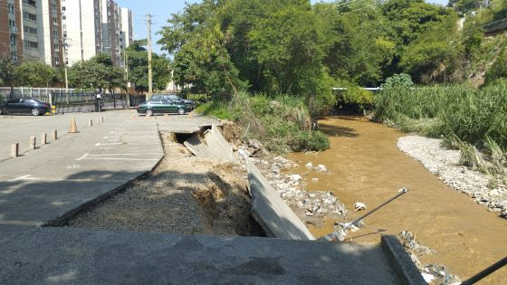 Guarenas padeció inundaciones, socavamientos y 20 horas sin luz a causa de las lluvias