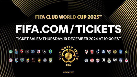 FIFA Club World Cup 2025™ tickets on sale from Thursday, 19 December