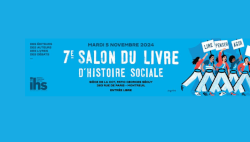 Salon du livre du l'IHS le 5 novembre à Montreuil