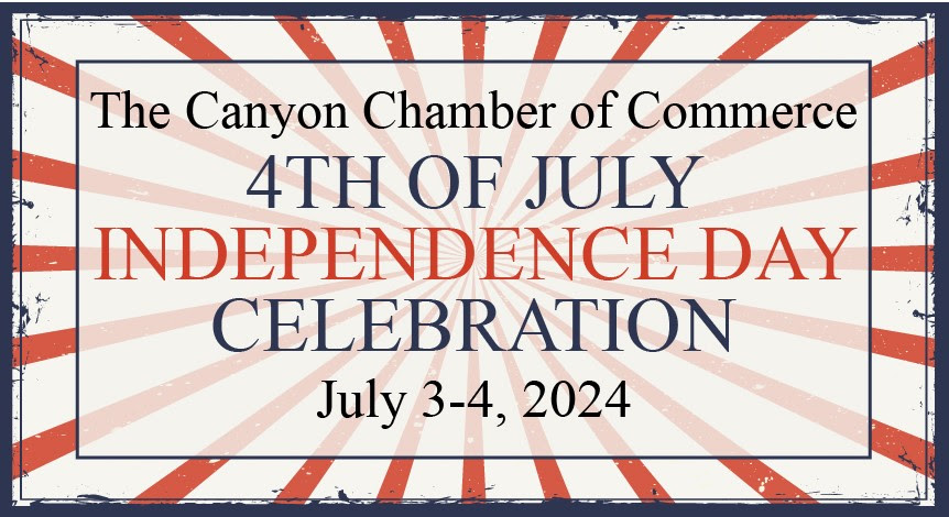 Canyon Chamber of Commerce 4th of July Independence Day @ nyon Chamber of Commerce 4th of July Independence Day | Canyon | Texas | United States