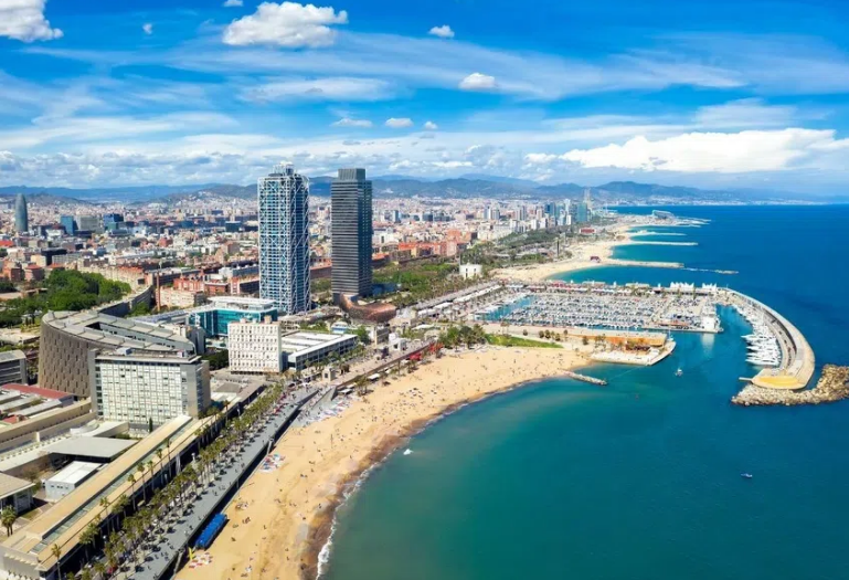 Imagen panorámica de Barcelona