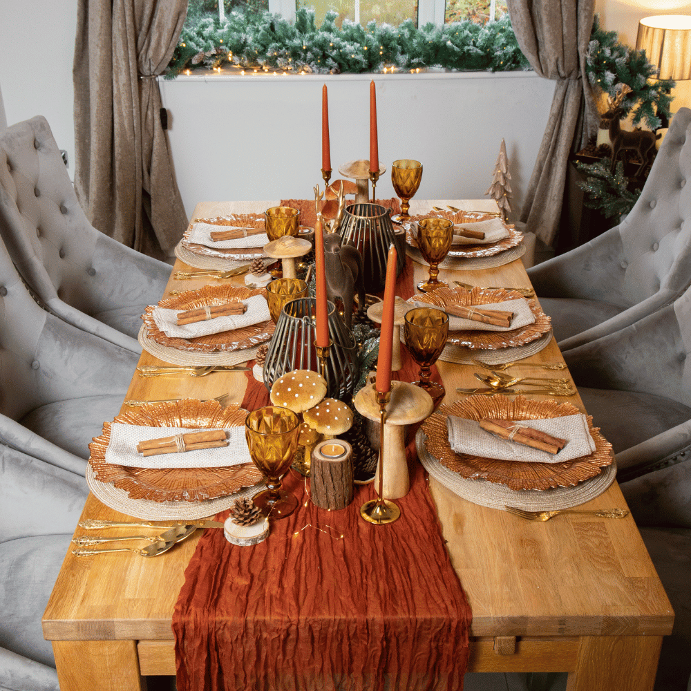 Image of Enchanted Forest Tablescape for Two