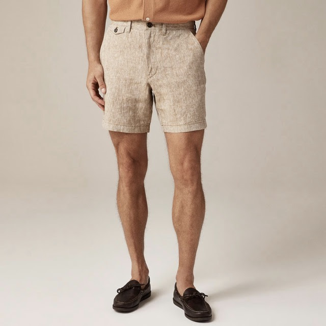tan shorts