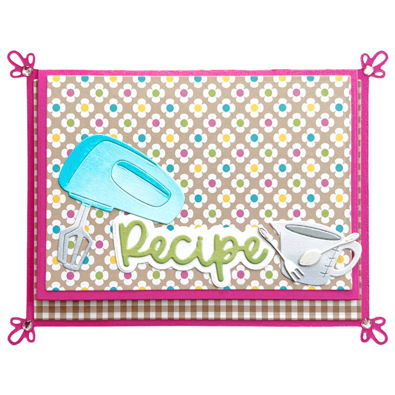 Image of Recipe A2 Card Die Set