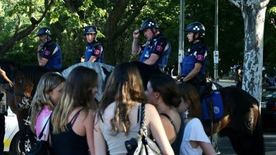 La Policía Municipal de Madrid puso el año pasado casi 41.000 multas por botellón, un 13,6% más que en 2023