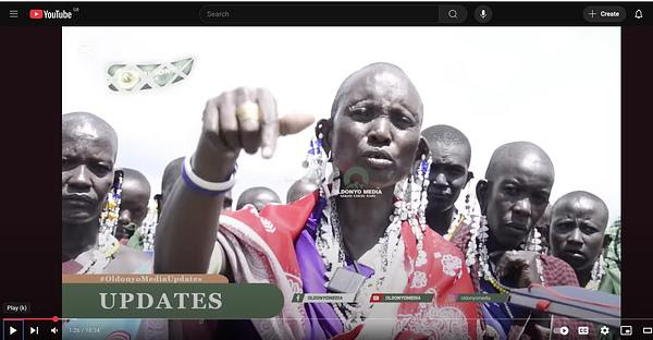 Maasai Protest
