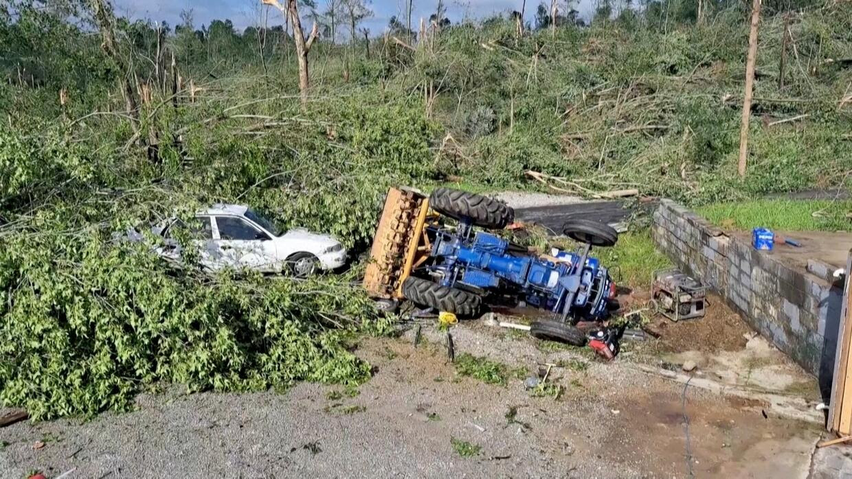 “¡Me voy a morir!”: así fue el paso de poderosas tormentas en EEUU durante el fin de semana festivo