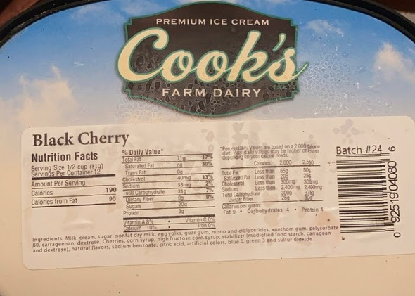 Cook's ice cream