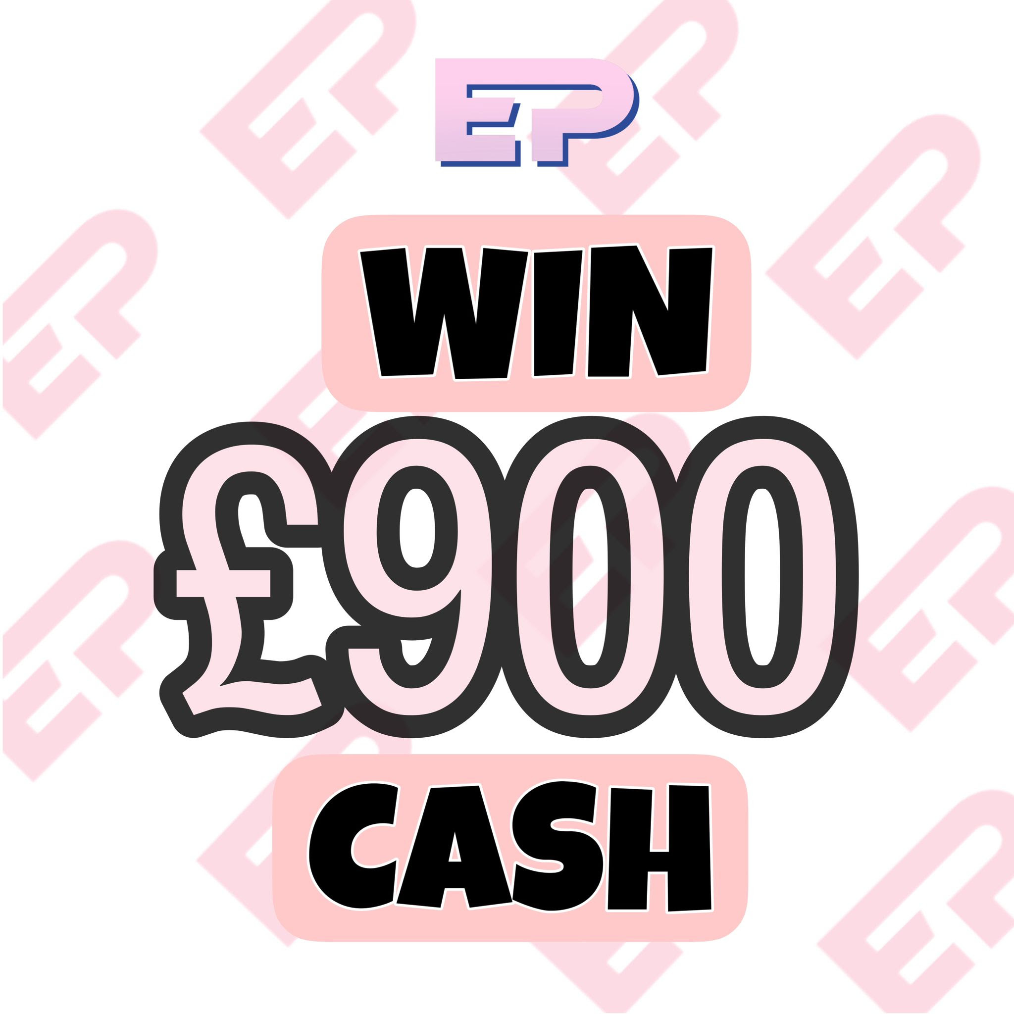 Image of WIN £900 CASH FOR JUST 90p!
