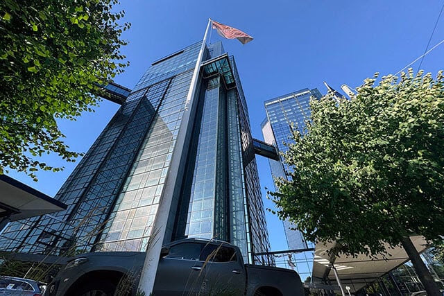 Gothia Towers, a hotel and convention center in Gothenburg, Sweden, hosted the World Methodist Conference and the annual conference of the Uniting Church in Sweden at the same time. Gothenburg is on Sweden’s west coast. Photo by Klaus Ulrich Ruof, Germany Central Conference.