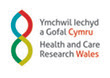 Health and care research Wales logo