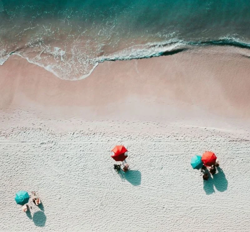 Beach from above, photo by Alex Perez on Unsplash