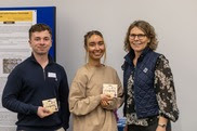 Professor Julieanna Powell-Turner with students at research away day event