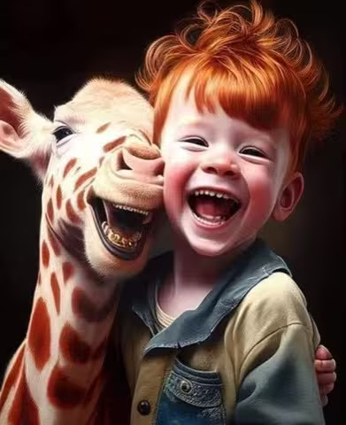 Giraffe-laugh-with-Redhead