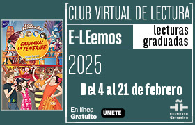 Cubierta de «Carnaval en Tenerife». Club Virtual de Lectura E-LEemos.