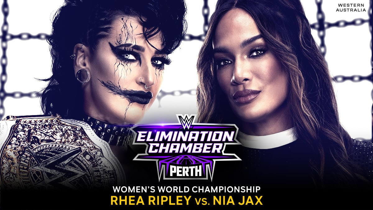 WWE * Elimination Chamber: Perth is almost here! Don't miss all of the action LIVE tomorrow morning only on Peacock! * Original