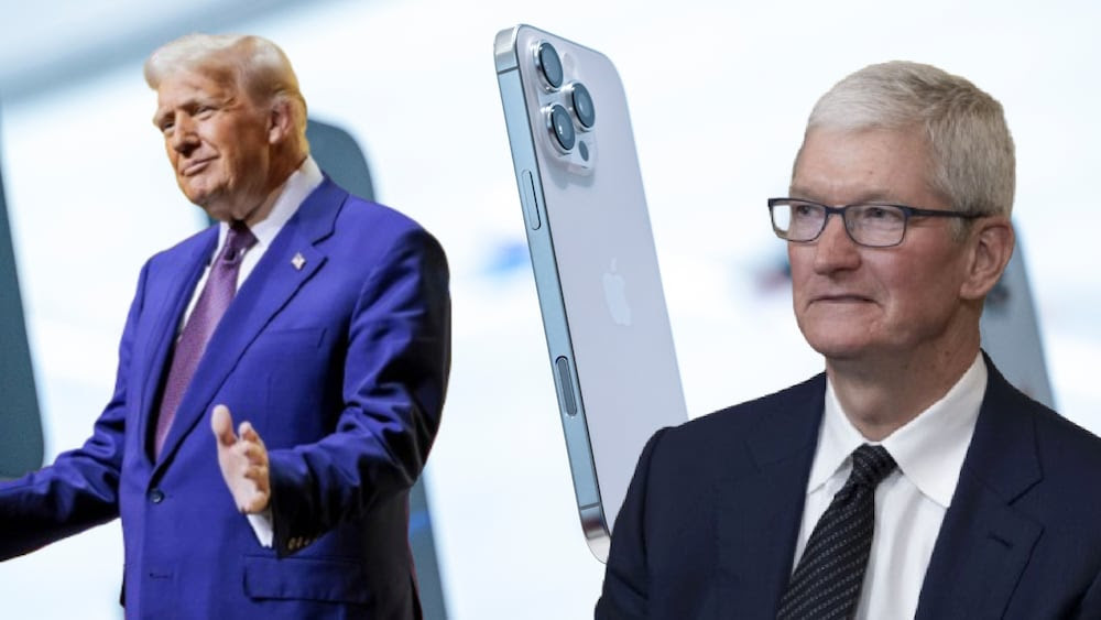 Tim Cook visita a Trump: Teme que el iPhone quede ‘atrapado’ en guerra de aranceles de EU y China