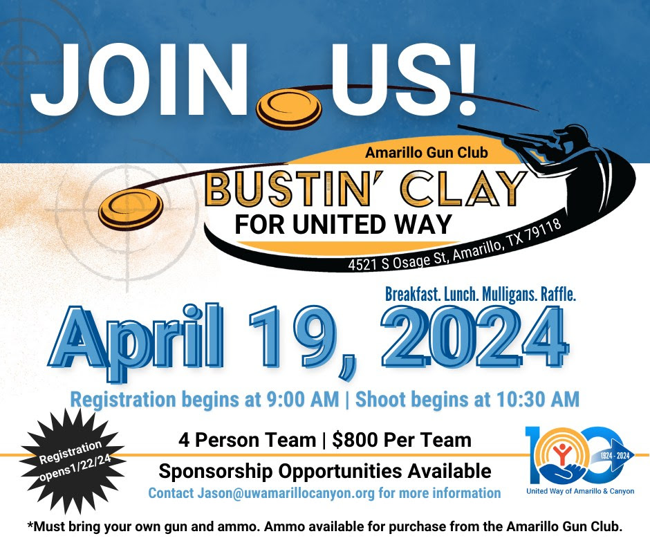 Bustin' Clay for United Way @ Bustin' Clay for United Way | Amarillo | Texas | United States