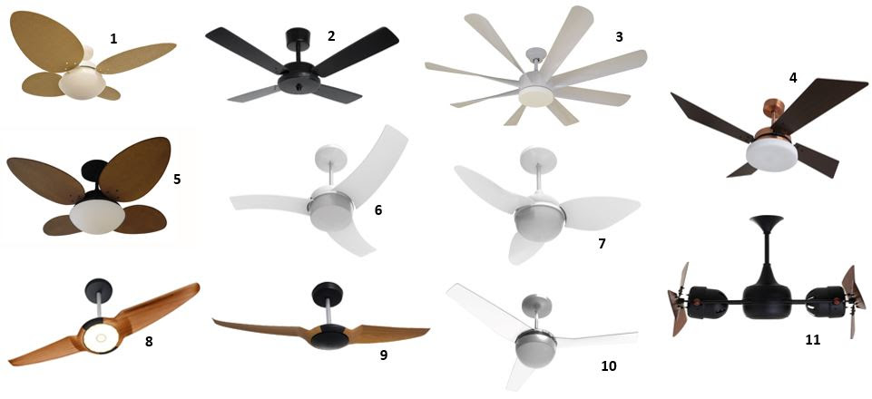 Ventiladores de teto são excelentes opções para enfrentar as altas temperaturas do Verão
