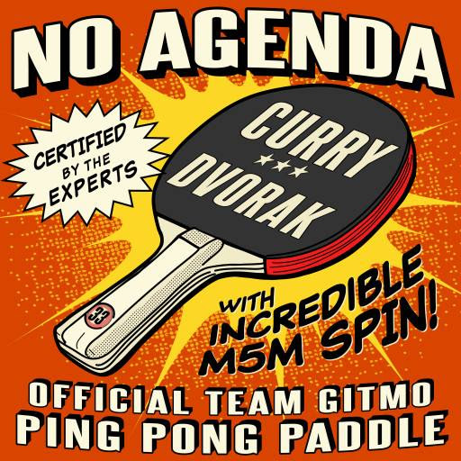 No Agenda podcast album art.