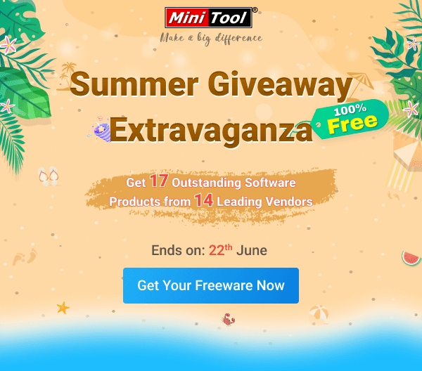 MiniTool Summer Giveaway Extravaganza