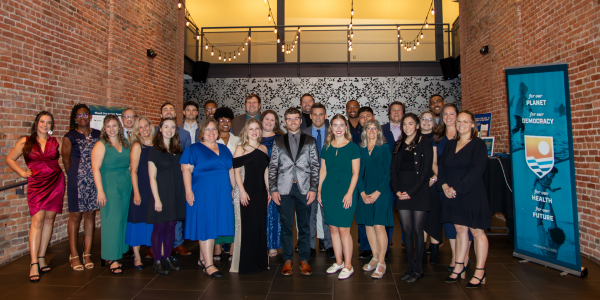 Michigan LCV staff group photo at last night's gala. 