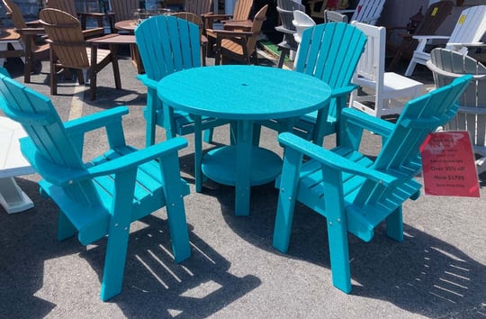 Poly Wood Tables and chairs