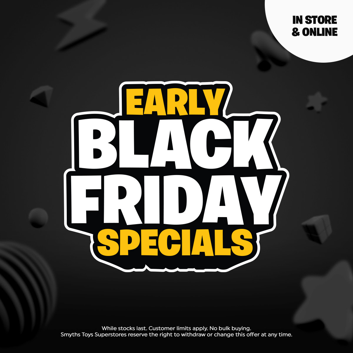 Early Black Friday Specials