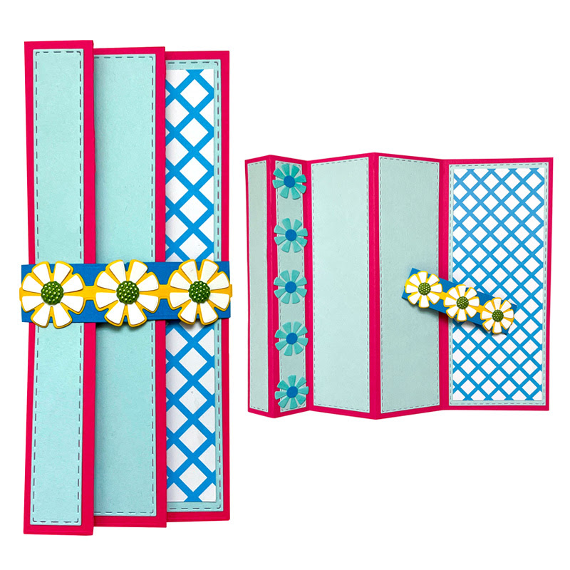 Image of Slimline Tri-Fold Card Die Set LIMITED EDITION