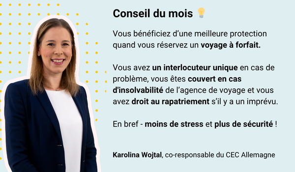 Notre conseil du mois pour vous