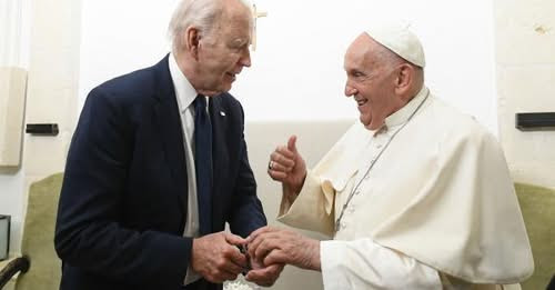 Biden awards Pope Francis with Presidential Medal of Freedom