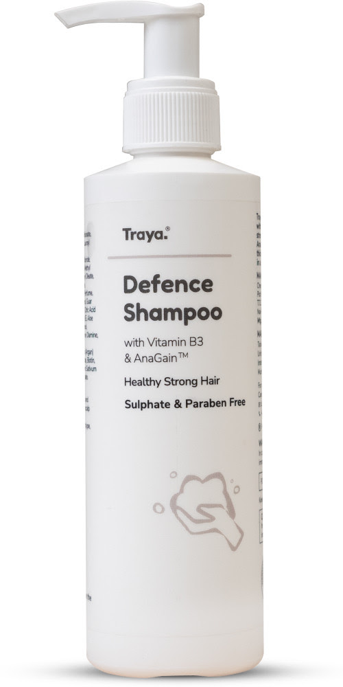 Traya Defence Shampoo for Scalp Nourishment | Contains Biotin & Anagain - Price in India, Buy Traya Defence Shampoo for Scalp Nourishment | Contains Biotin & Anagain Online In India, Reviews, Ratings