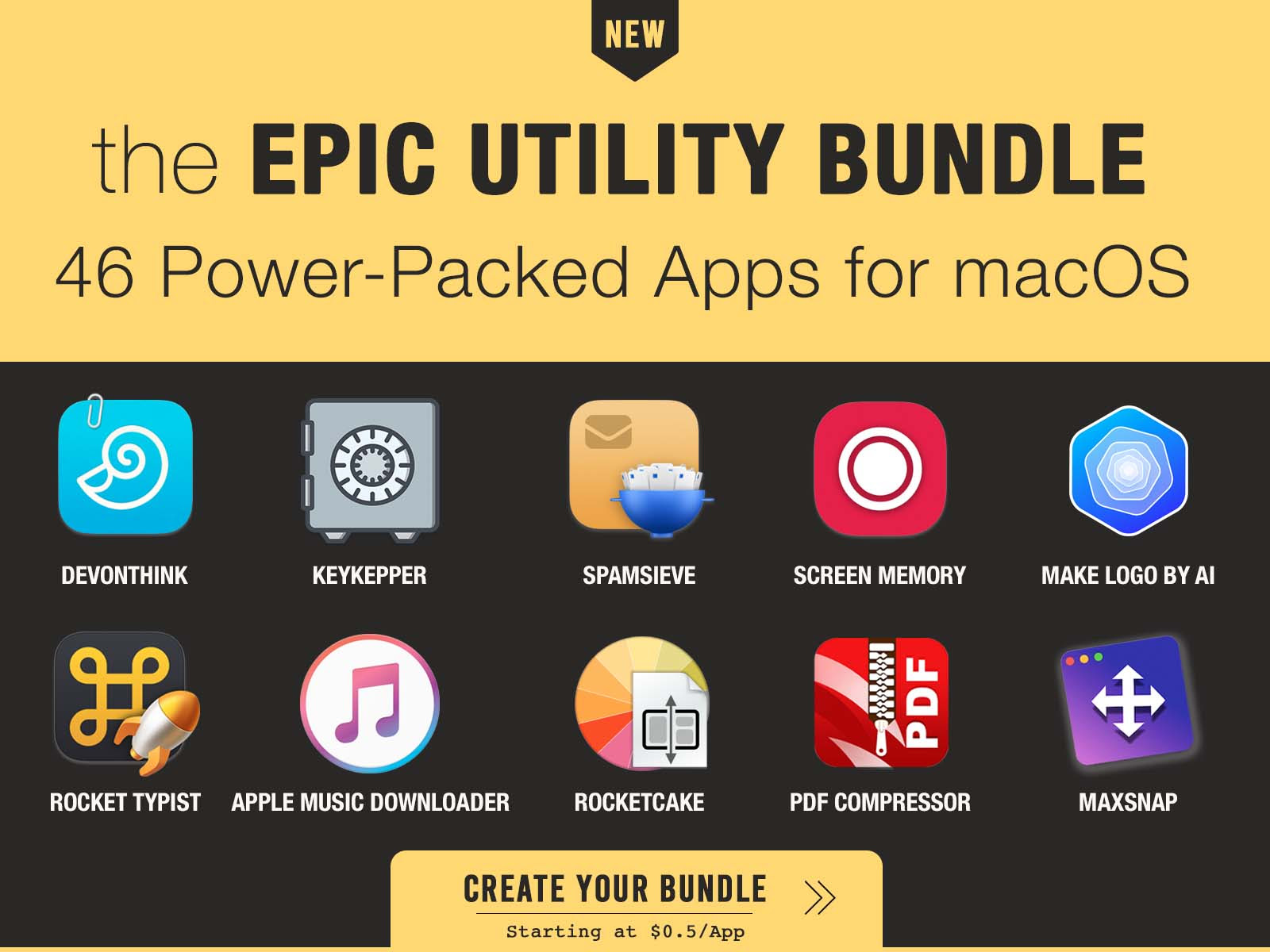 Up to 98% Off - The Epic Utility Bundle: 46 Power-Packed Apps for macOS & PC!