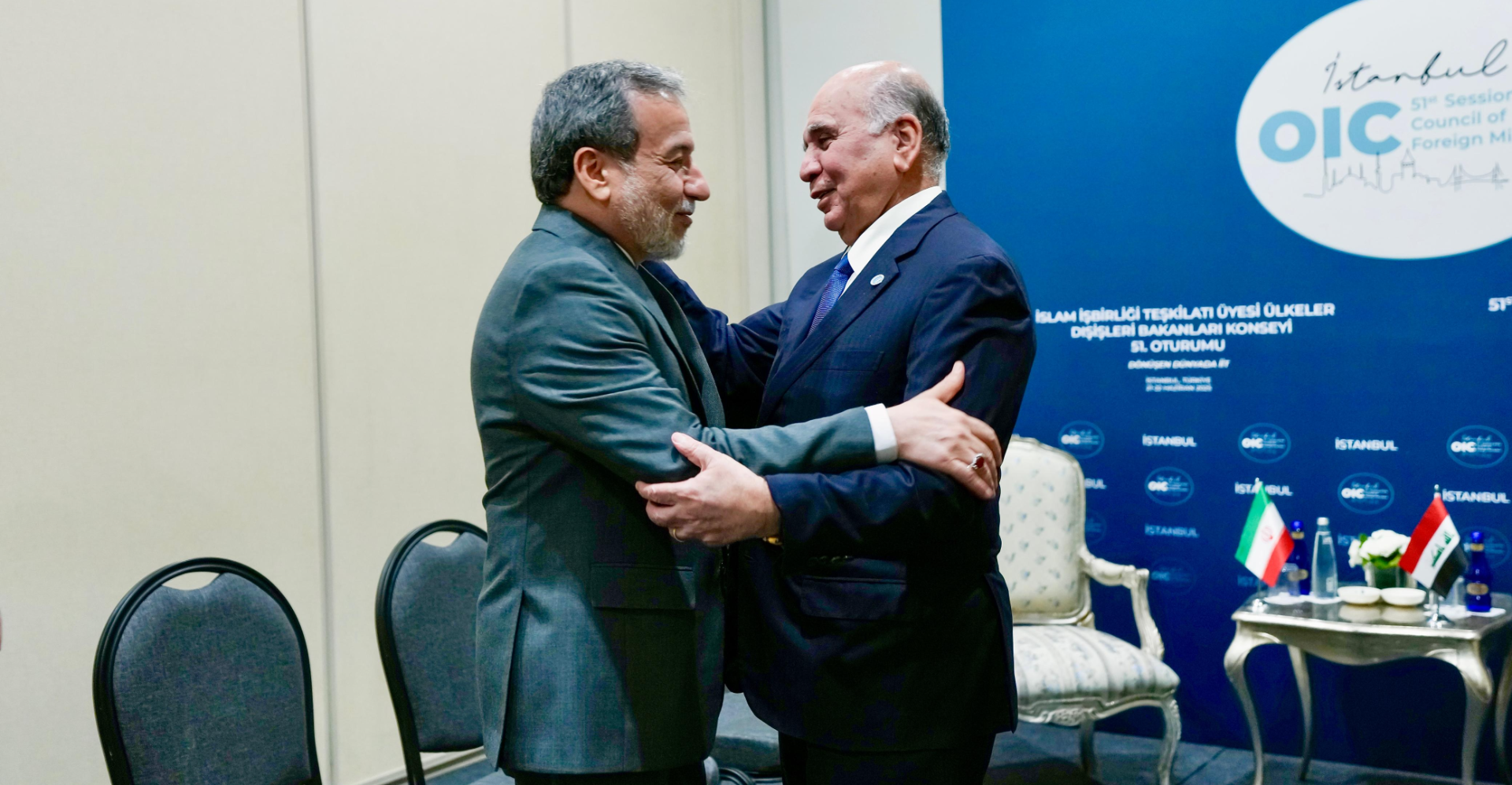 Meeting between the foreign ministers of Iraq and Iran to contain the escalation