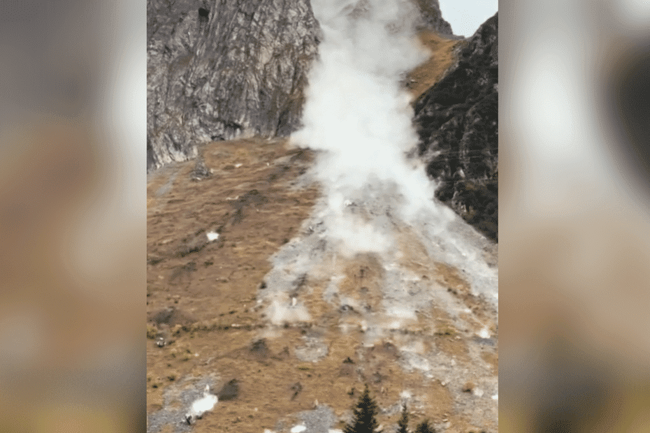 VIDÉO. 'J'ai vu la montagne se décrocher' : un randonneur filme des éboulements sur le Tour du Mont-Blanc