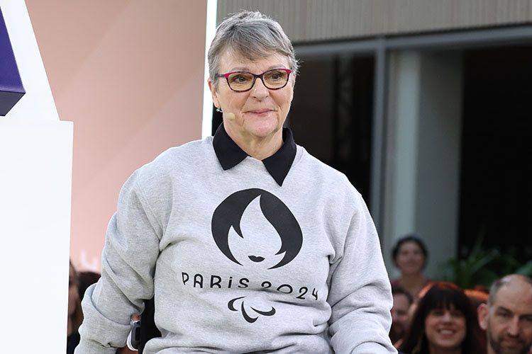 Beatrice Hess attends the unveiling of the Paris 2024 Olympic and Paralympic Games medals at the Paris 2024 headquarters. ⒸPascal Le Segretain/Getty Images