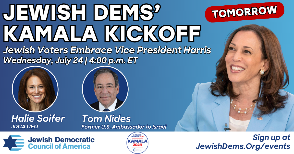 Jewish Dems Kamala Kickoff