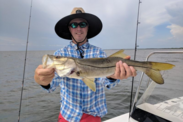 John Barco holding a fish