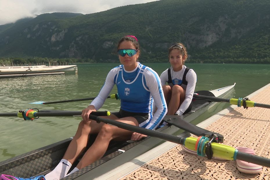 VIDÉO. JO de Paris 2024 : 'C'est le paradis de l'aviron', pourquoi les rameurs grecs et japonais ont choisi de s'entraîner en Savoie