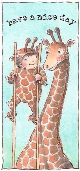 Giraffe-Nice-Day-up-here