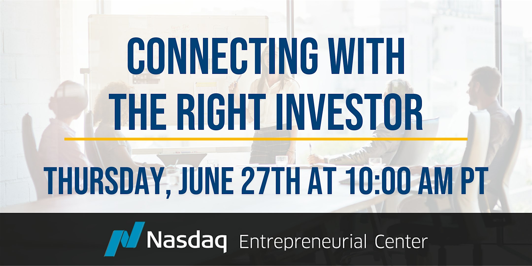 THU, JUN 27, 2024 - Connecting with the Right Investor with Brian Hollins