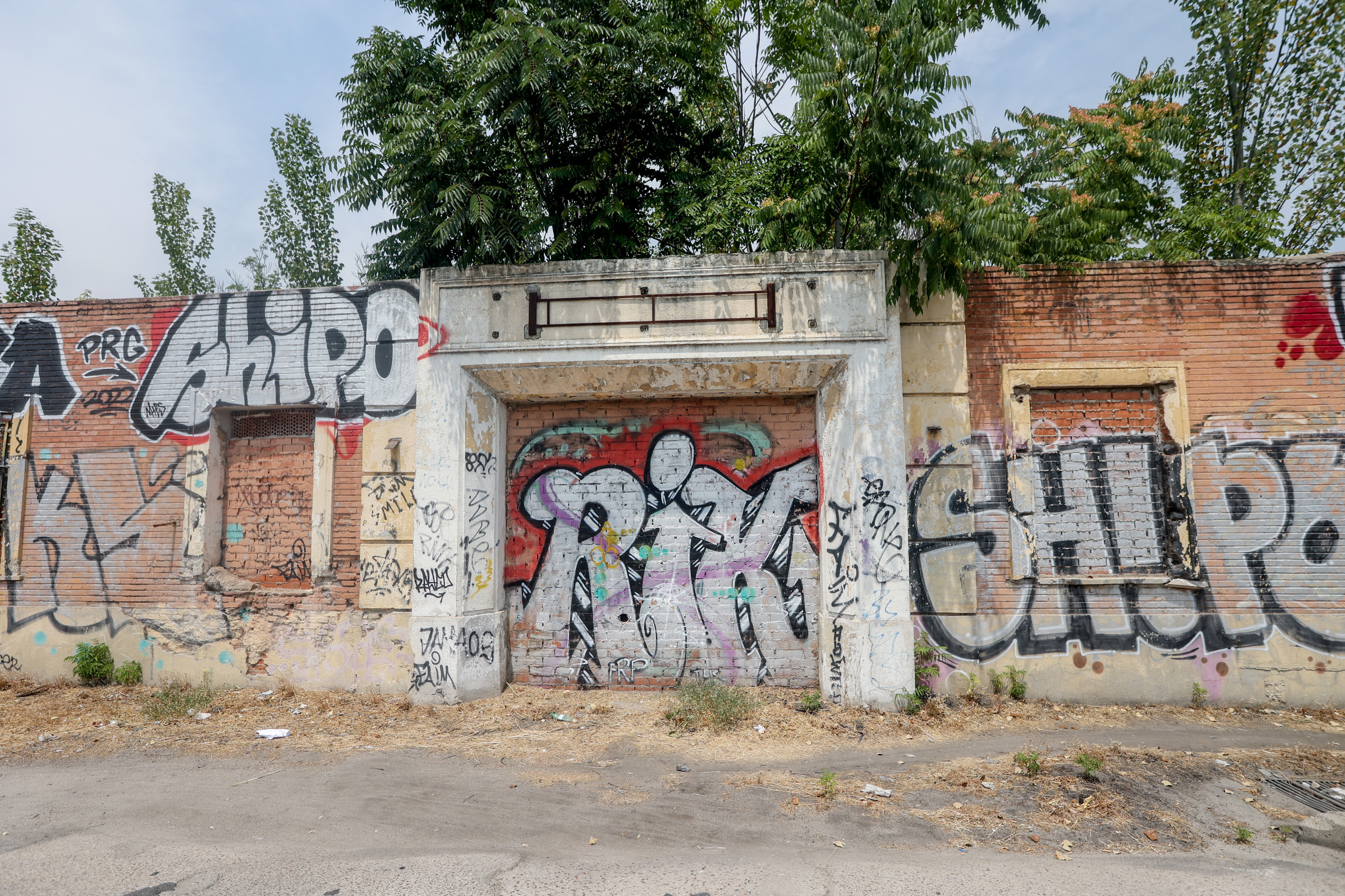 Muro perteneciente a la zona de la ‘Operación Campamento’, zona de la A-5