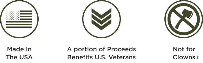 Made in USA | A Portion of Proceeds Benefits U.S. Veterans