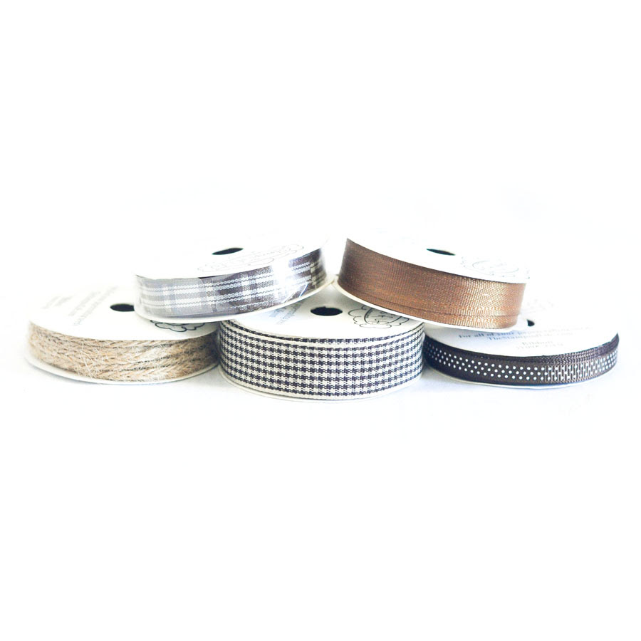 Image of Assorted Natural Ribbon Pack