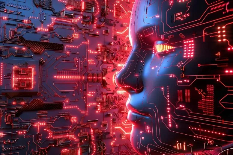 Artificial Intelligence Robot AI Inside Black Box Concept Art