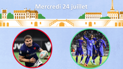 Programme des JO 2024 : Antoine Dupont en rugby à 7, les Bleus de Thierry Henry... Les rendez-vous olympiques du mercredi 24 juillet